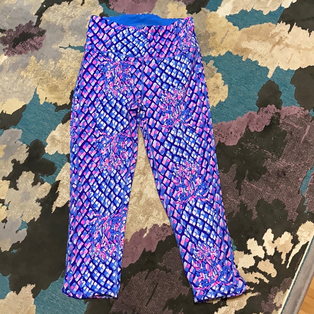 Lilly Pulitzer luxletic legging crop purple small
